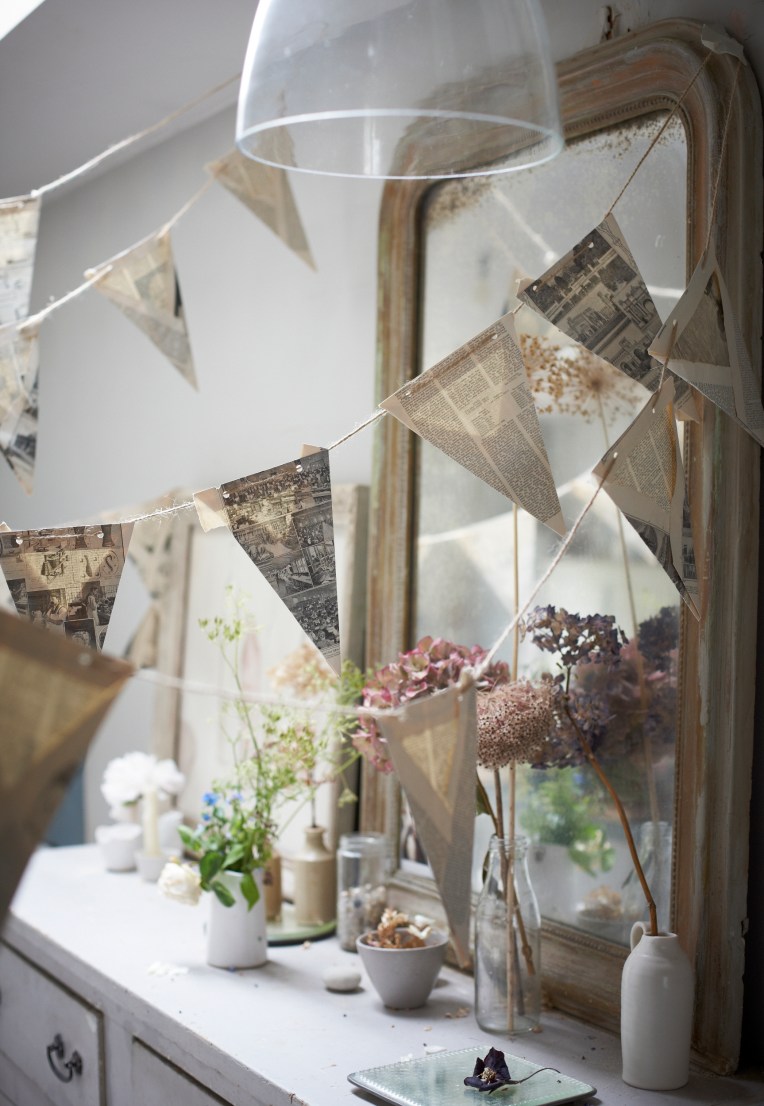 Heart Home Paper String Cloth 27563